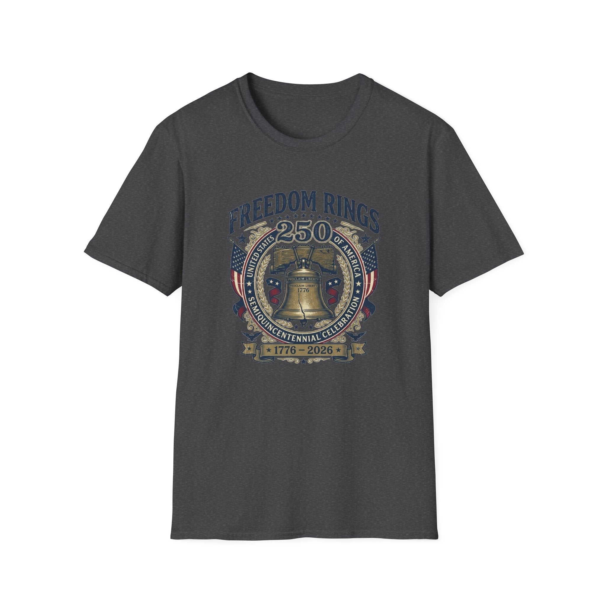 Freedom Rings Liberty Bell 250th Anniversary T-Shirt  (1776–2026)