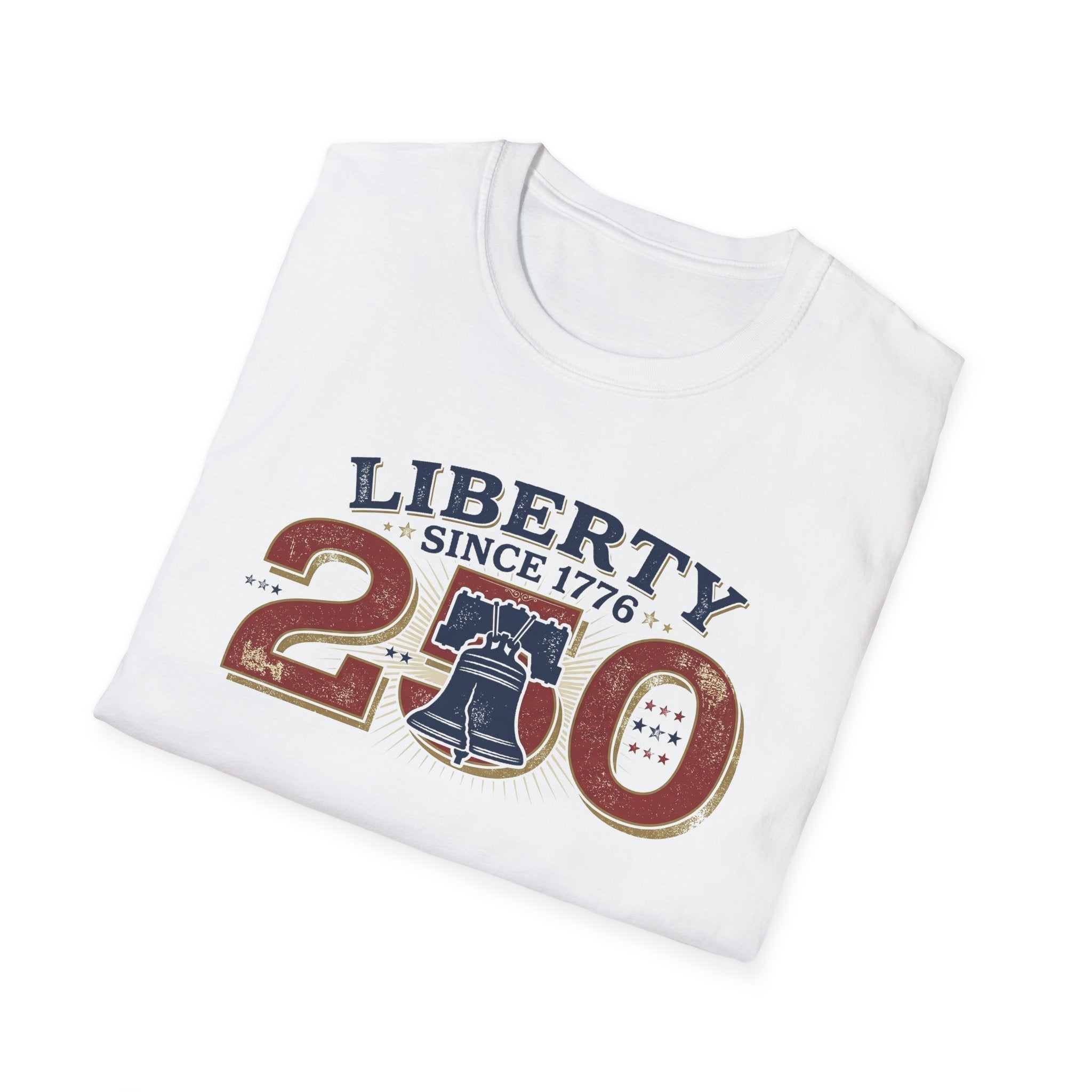 Liberty Since 1776 Vintage Patriotic T-Shirt | America's 250th Anniversary Edition