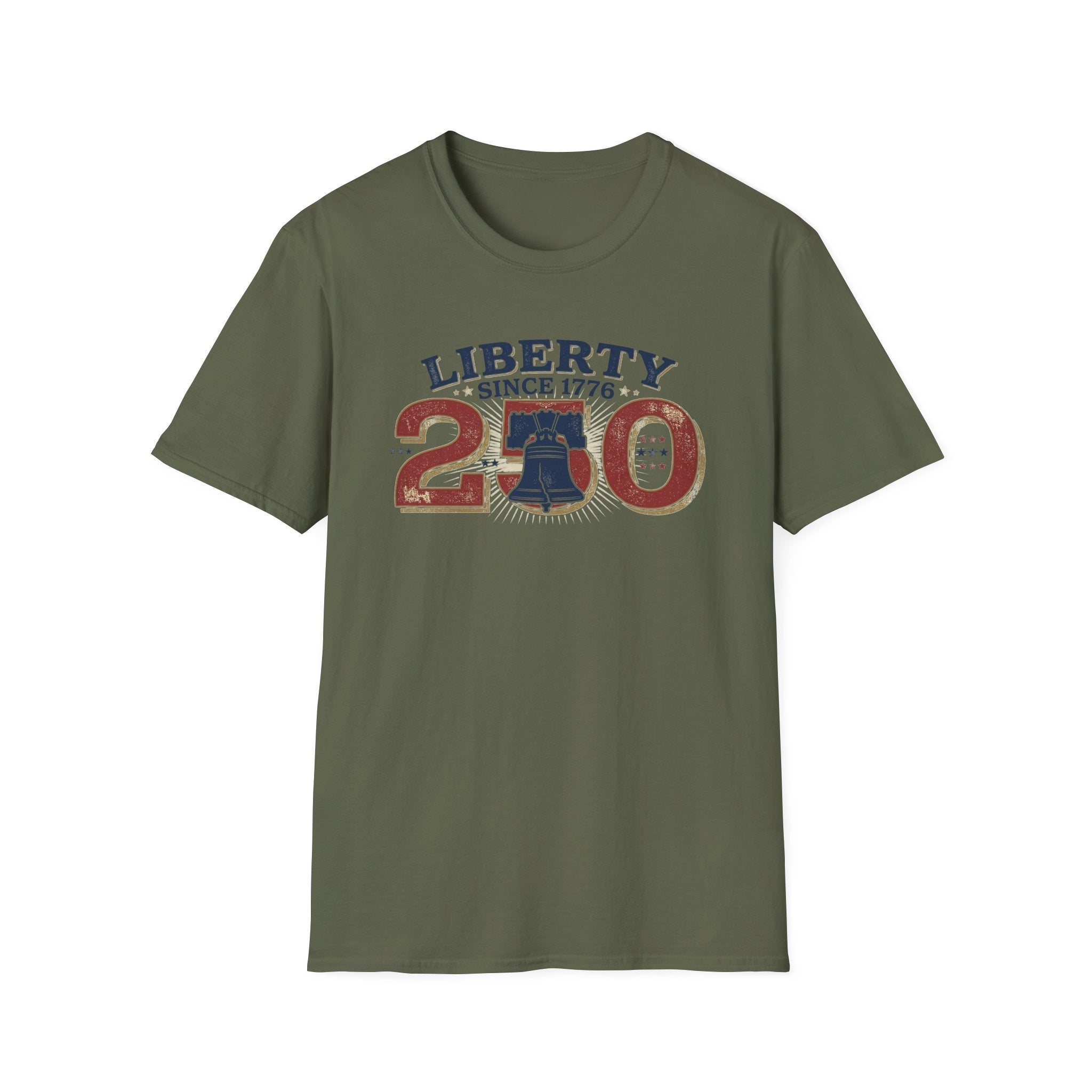 Liberty Since 1776 Vintage Patriotic T-Shirt | America's 250th Anniversary Edition