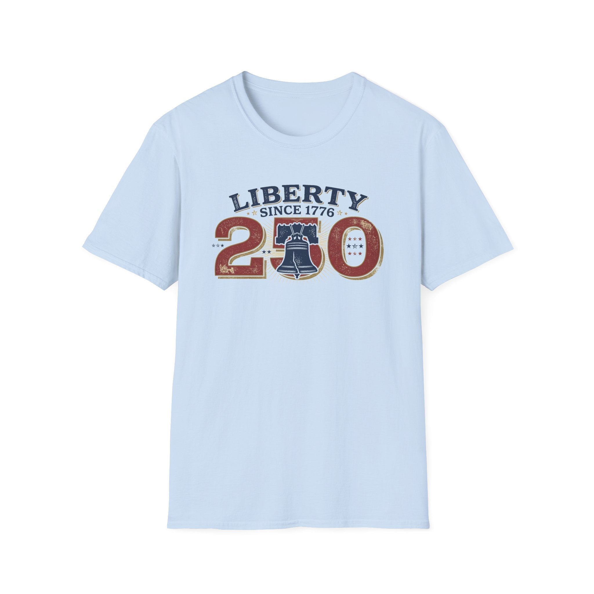Liberty Since 1776 Vintage Patriotic T-Shirt | America's 250th Anniversary Edition