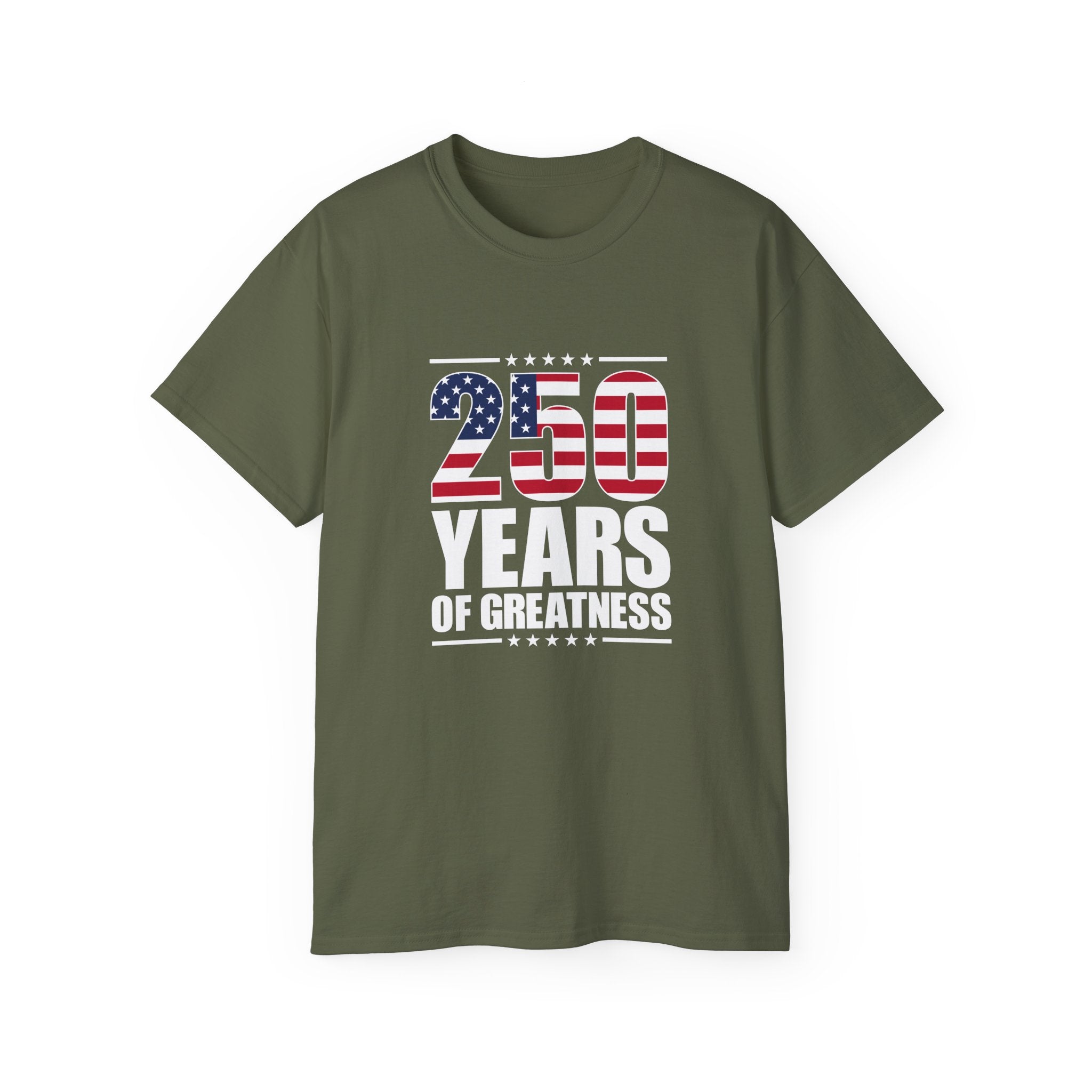 Patriotic 250 Years of Greatness T-Shirt