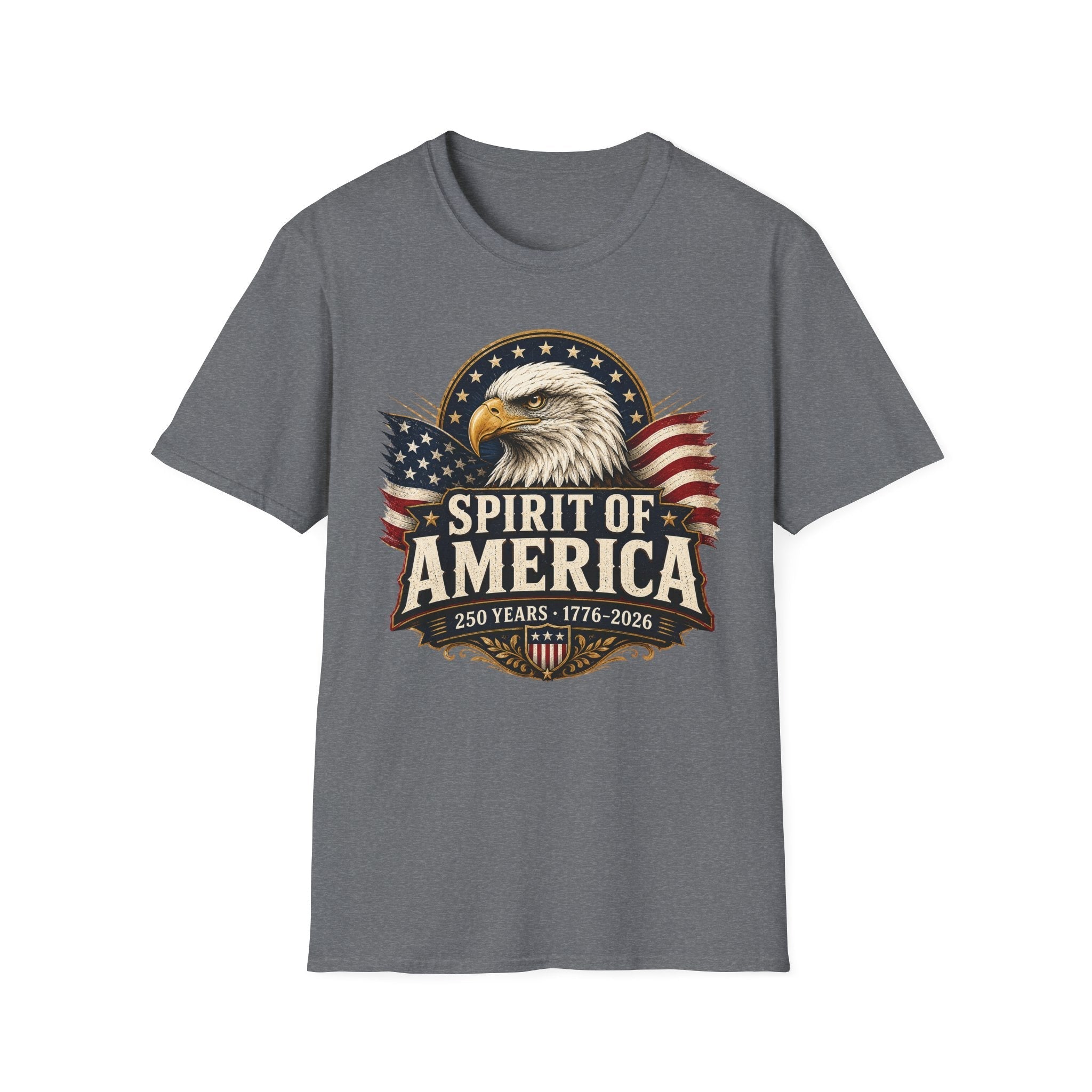 Spirit of America Patriotic Eagle T-Shirt – 250th Anniversary Edition | S–5XL