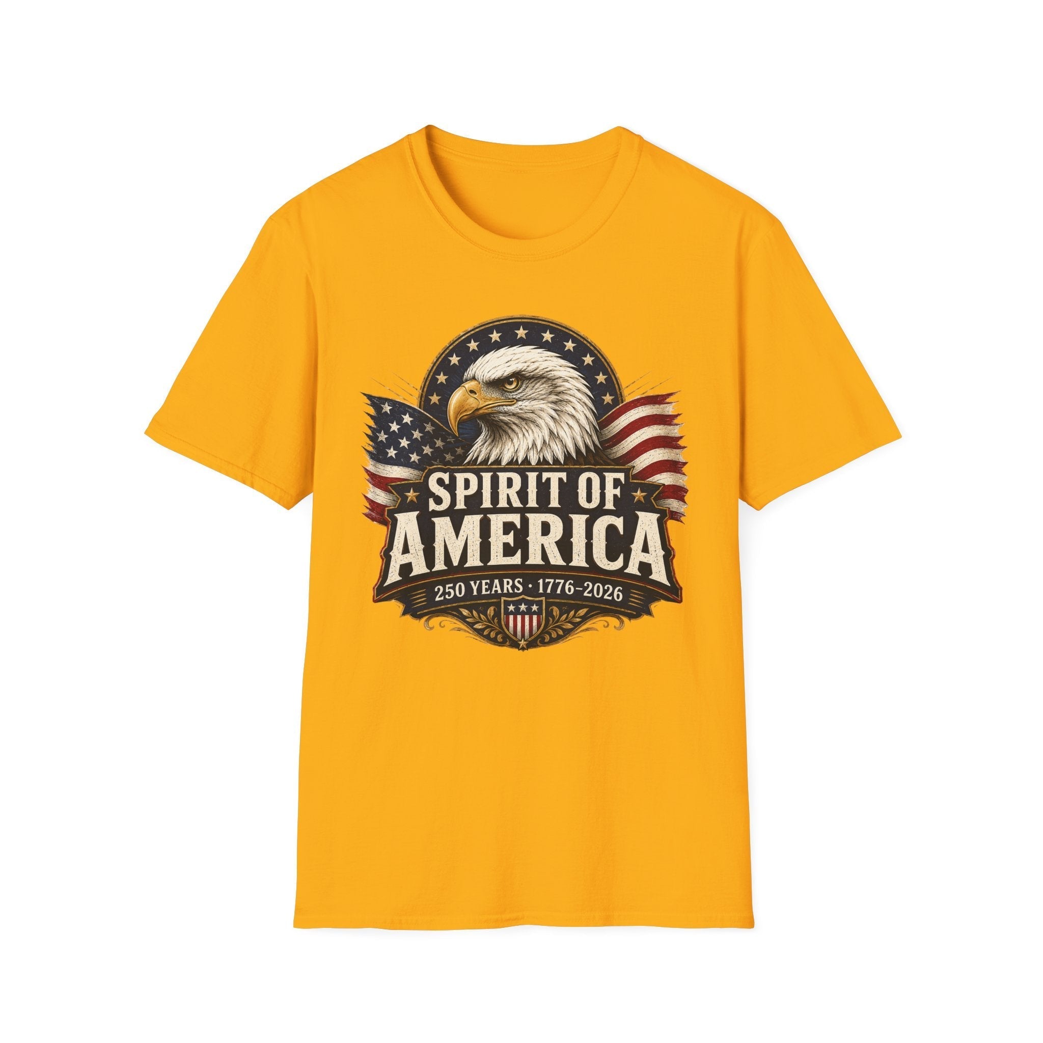 Spirit of America Patriotic Eagle T-Shirt – 250th Anniversary Edition | S–5XL