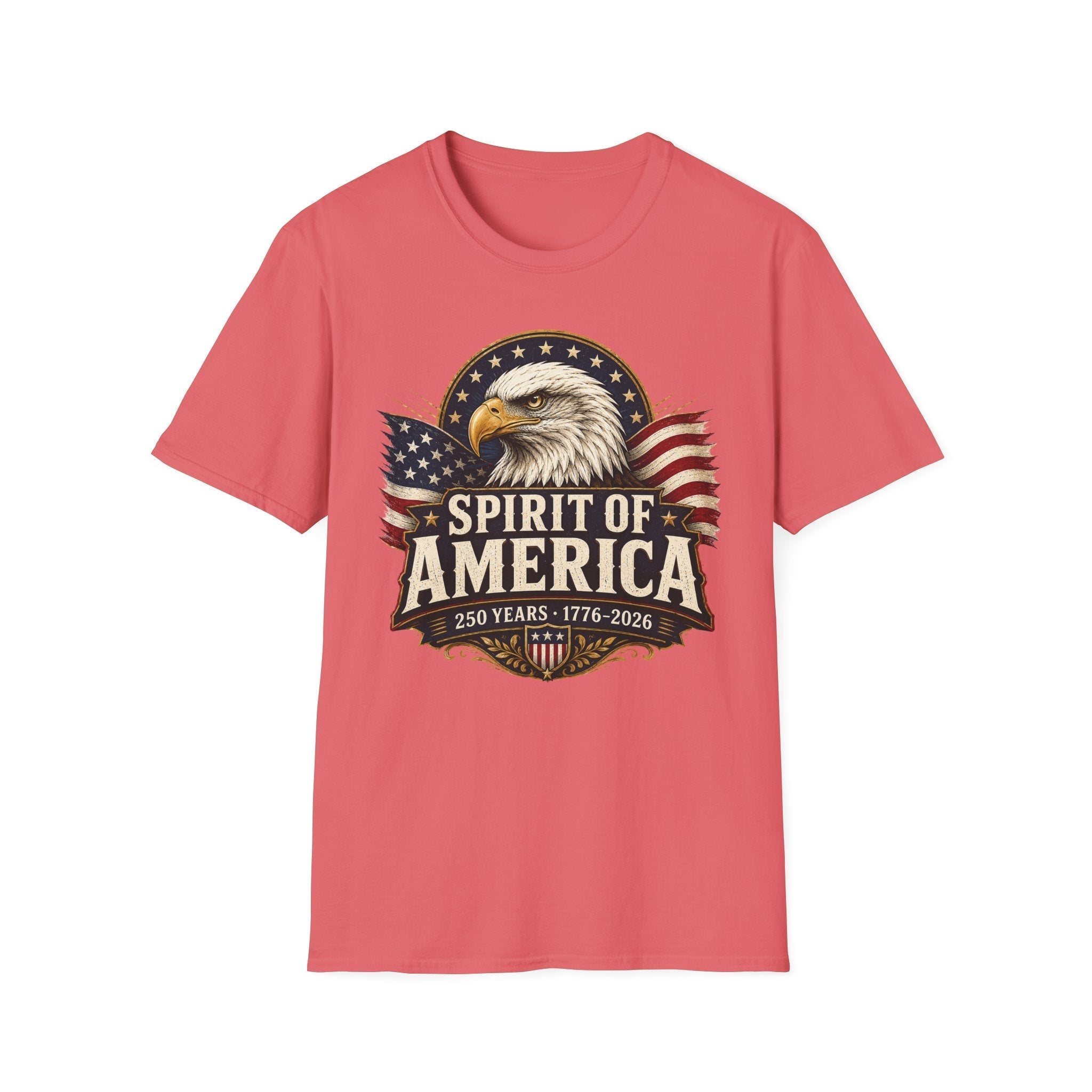 Spirit of America Patriotic Eagle T-Shirt – 250th Anniversary Edition | S–5XL