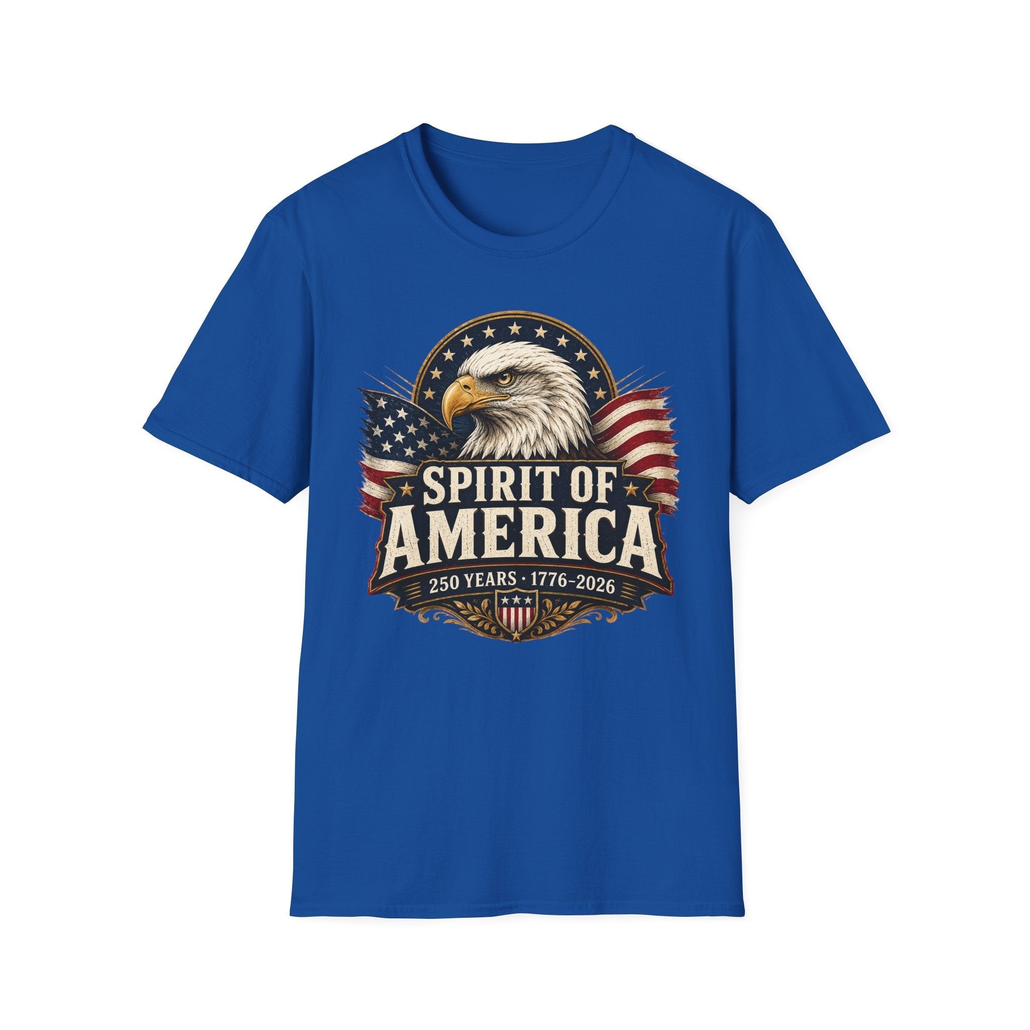 Spirit of America Patriotic Eagle T-Shirt – 250th Anniversary Edition | S–5XL