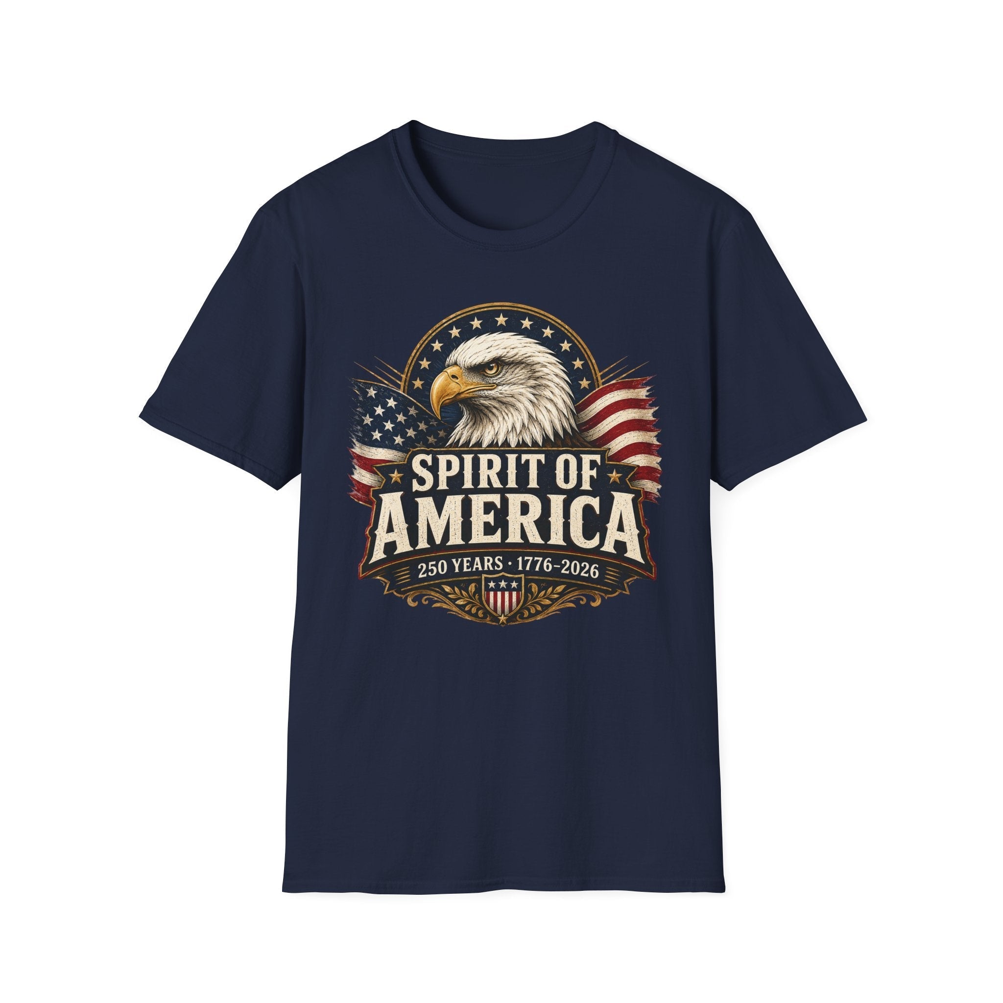 Spirit of America Patriotic Eagle T-Shirt – 250th Anniversary Edition | S–5XL