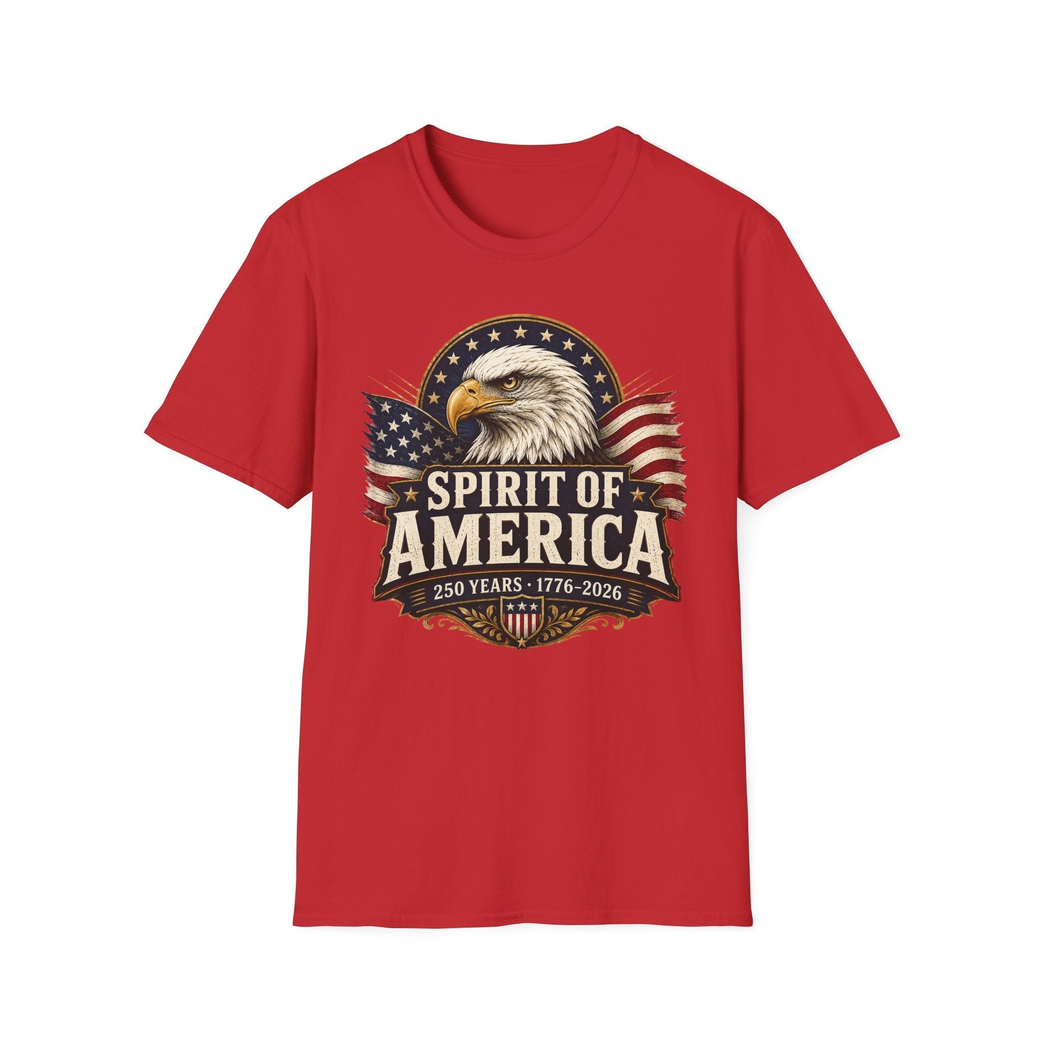 Spirit of America Patriotic Eagle T-Shirt – 250th Anniversary Edition | S–5XL