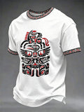Men's Indigenous Totem Casual T-shirts