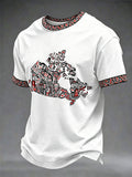 Men's Indigenous Totem Casual T-shirts