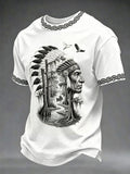 Men's Indigenous Totem Casual T-shirts