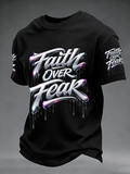 Men's Faith Over Fear Waffle Short Sleeve