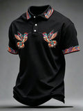 Men's Indigenous Hummingbird Art Tops