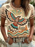 Women's Native Animal Art Print T-Shirts