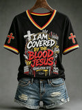 Women's Christian V-neck T-shirts