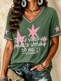 Women's "So Will I" V-Neck T-Shirts