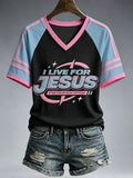 Women's I Live For Jesus T-Shirt