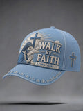Unisex Christian Jesus Walk By Faith Print Hat