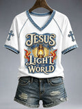 Women's Jesus Is The Light Of The World T-Shirt