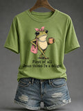 Women's 'Jesus Thinks I'm A Delight' Printed Casual T-Shirt