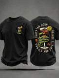 Men's Halloween Monster Cocktail Casual T-Shirt