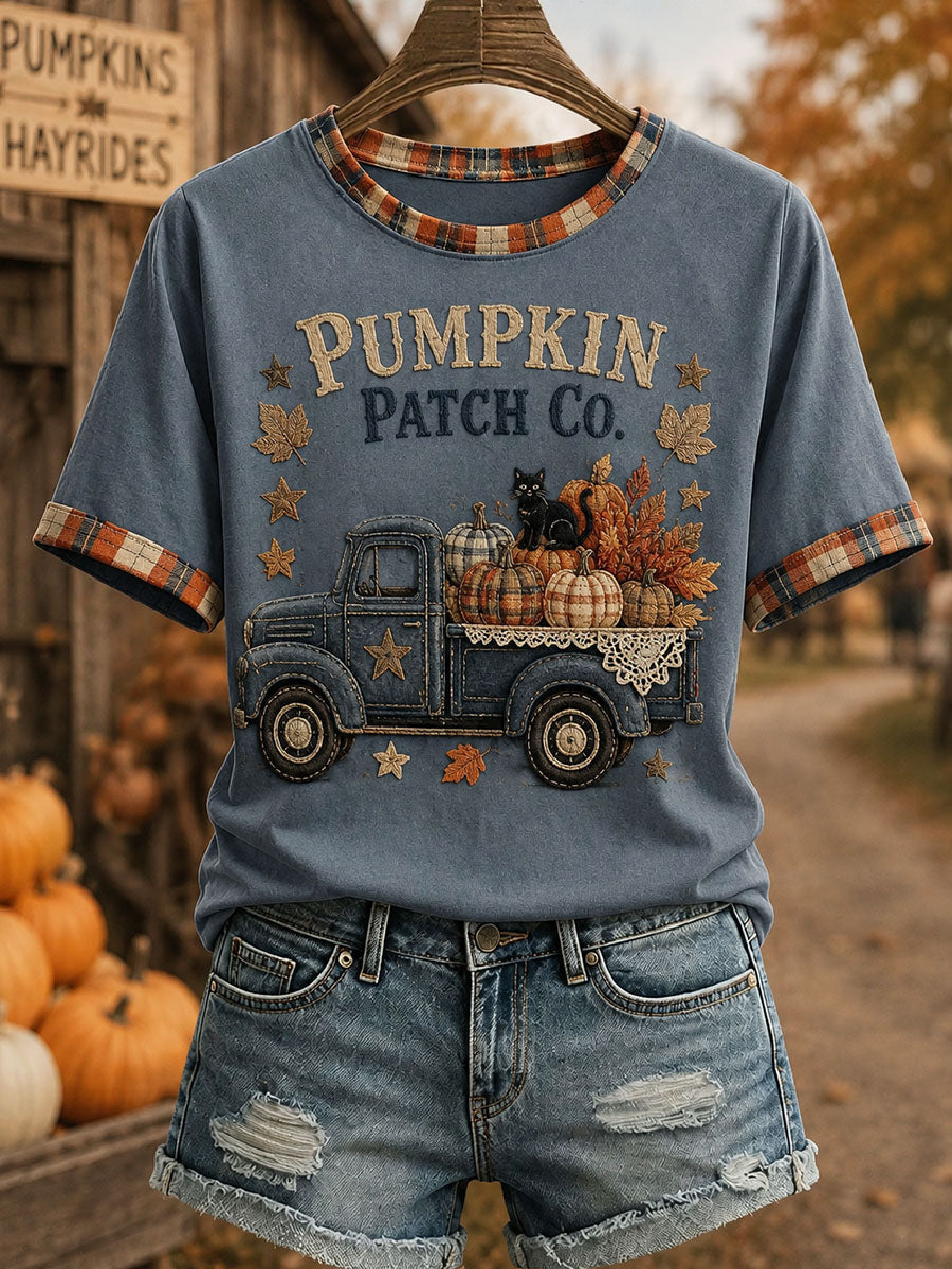 Women's Fall Pumpkin T-Shirt