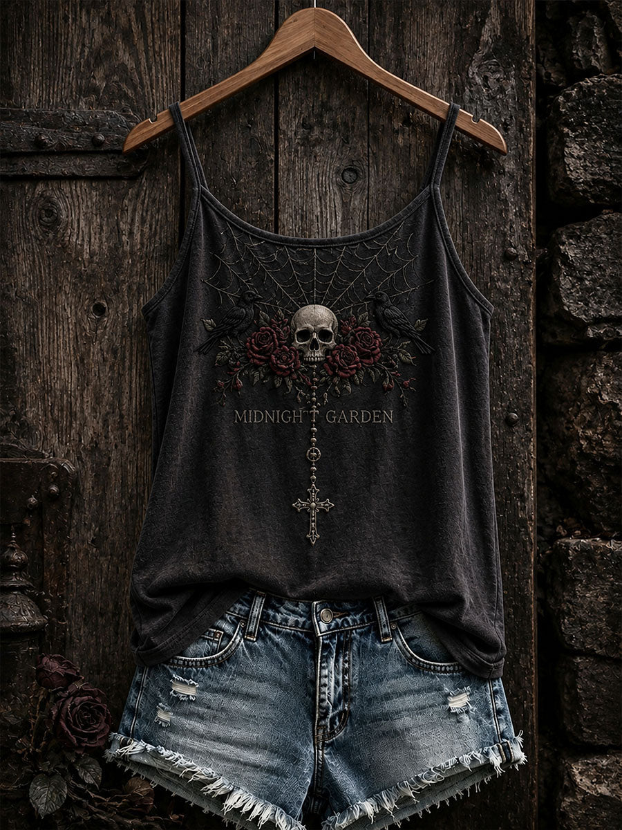 Women's Gothic Skull Tank Top