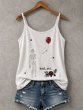 Women's Gothic Skull Tank Top