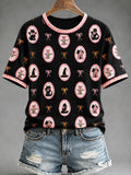Women's Halloween Artistic Casual T-shirt