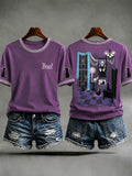 Women's Halloween Art Casual T-shirt