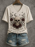 Women's Gothic Skull T-Shirt