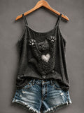 Women's Gothic Style Cat Vests