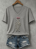 Women's Skull Hand T-Shirt