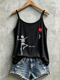 Women's Gothic Skull Tank Top