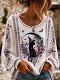Women's Alzheimer's Awareness Cotton-Linen Shirt