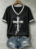 Women's Gothic Cross T-Shirt