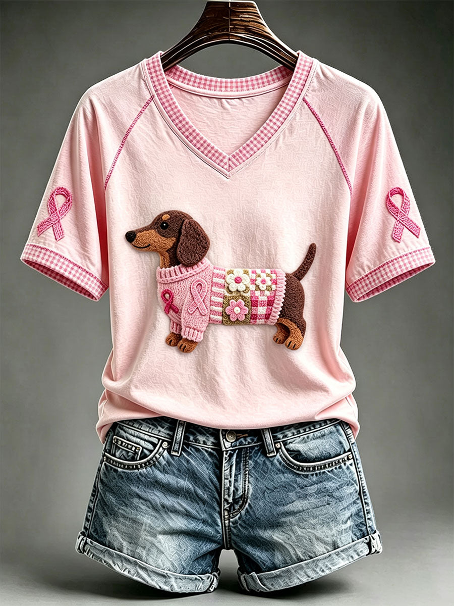 Women's Cute Dachshund T-shirt