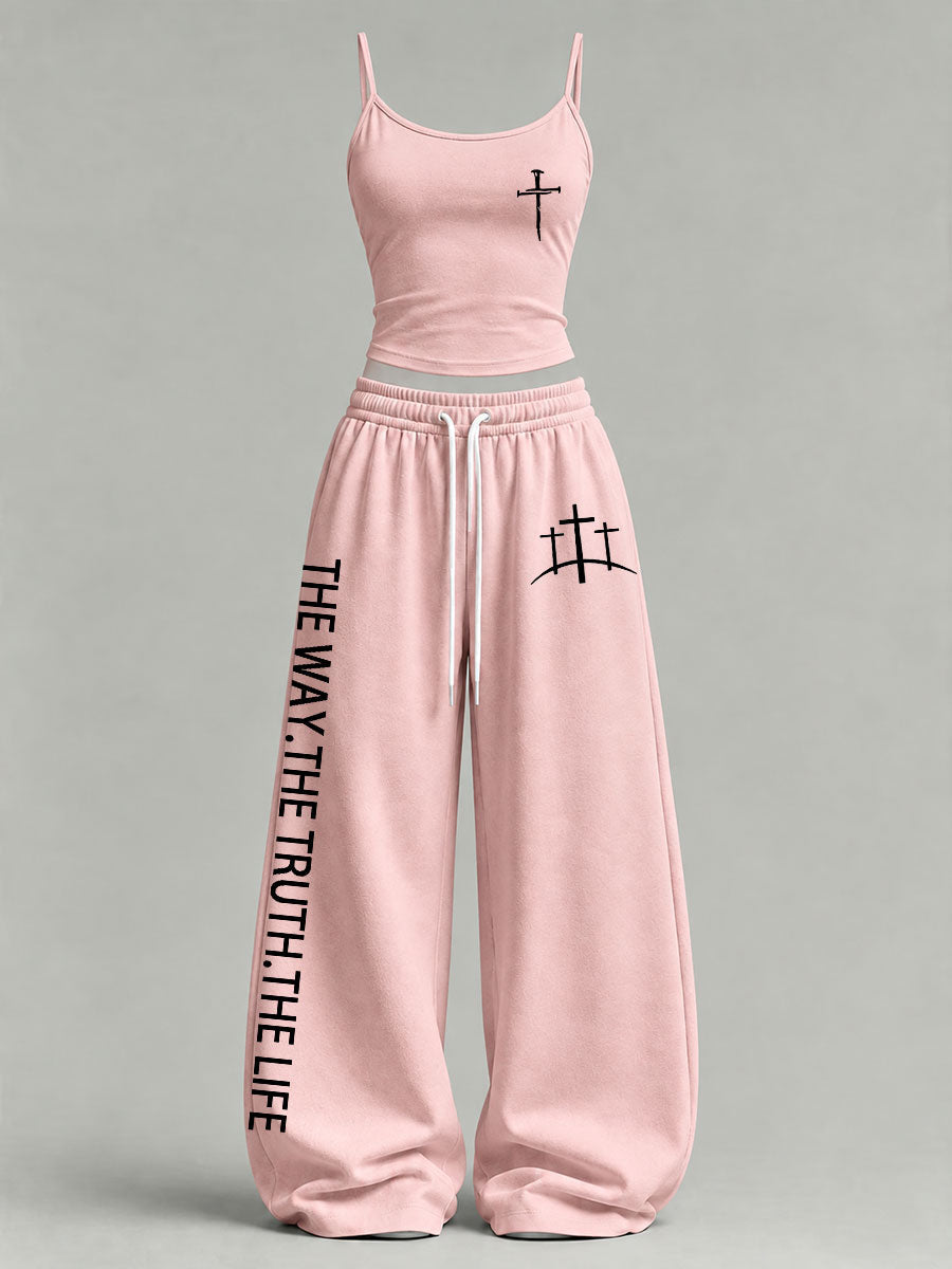 Women's 'The Way The Truth The Life' Printed Casual Set