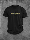 Men's Christian Walk by Faith  Short Sleeve T-shirt