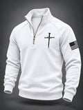 Men's Christian Art Cross Sweatshirt