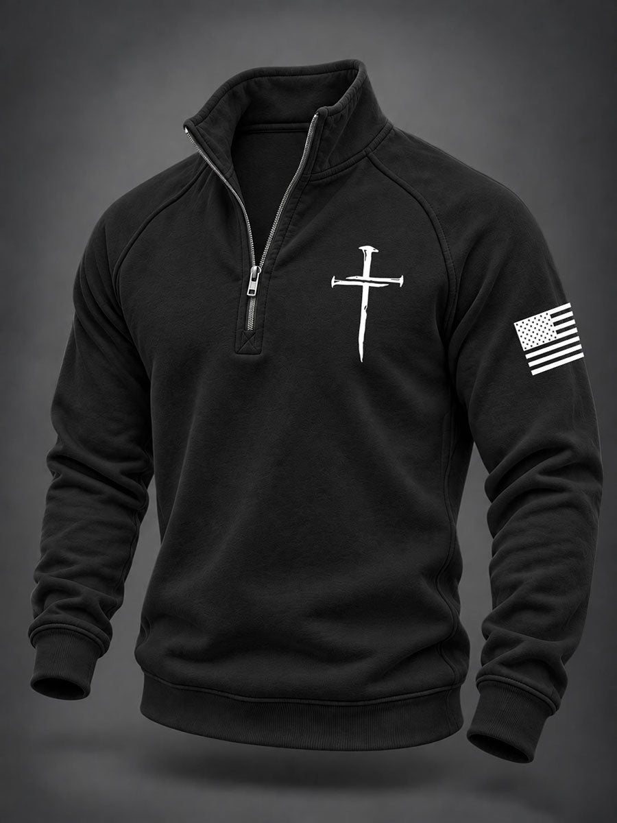 Men's Christian Art Cross Sweatshirt
