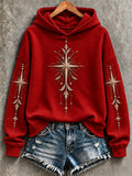 Women's Christmas Print Casual Hoodie