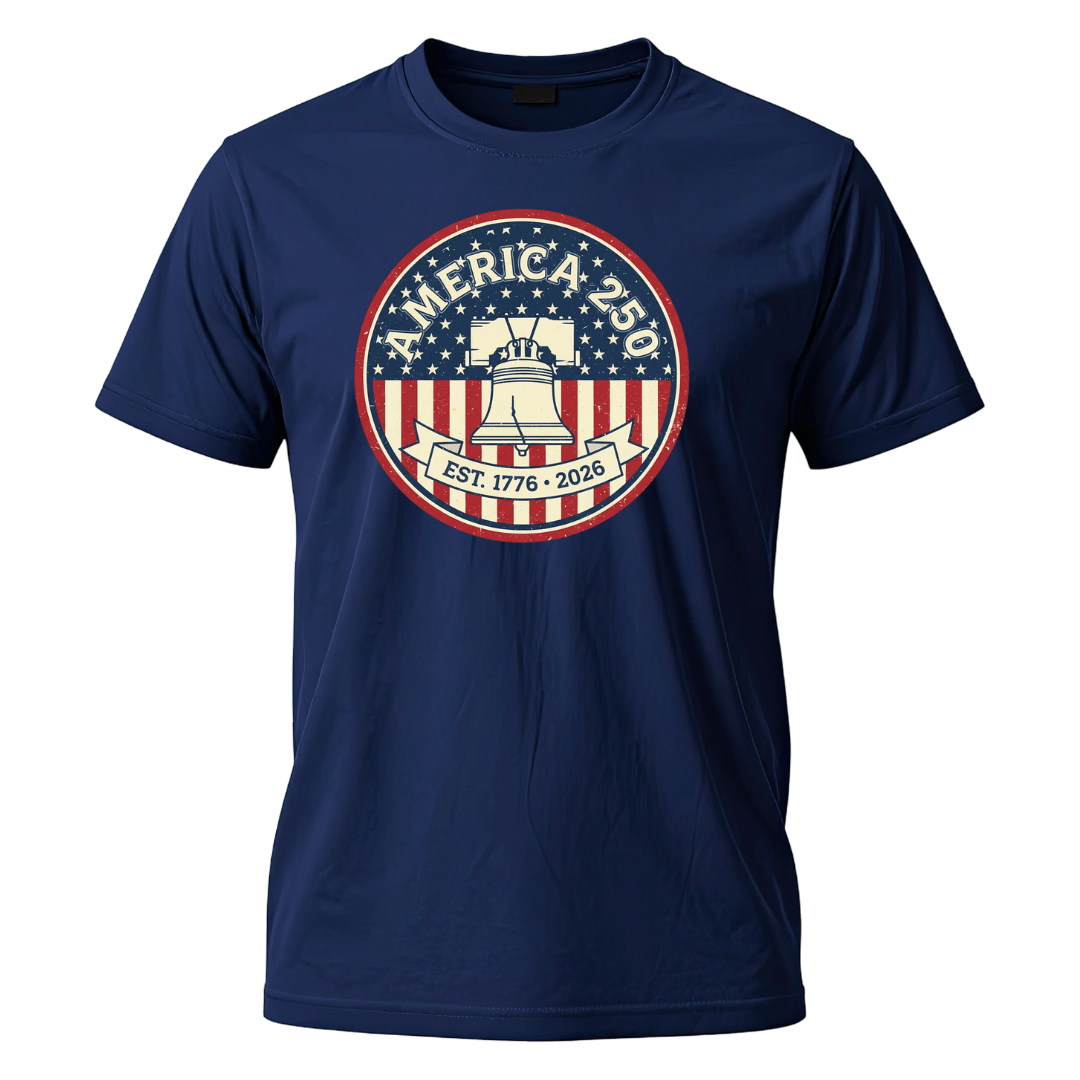 Stars, Stripes, and Liberty: The Official 1776–2026 America’s 250th Celebration T-Shirt