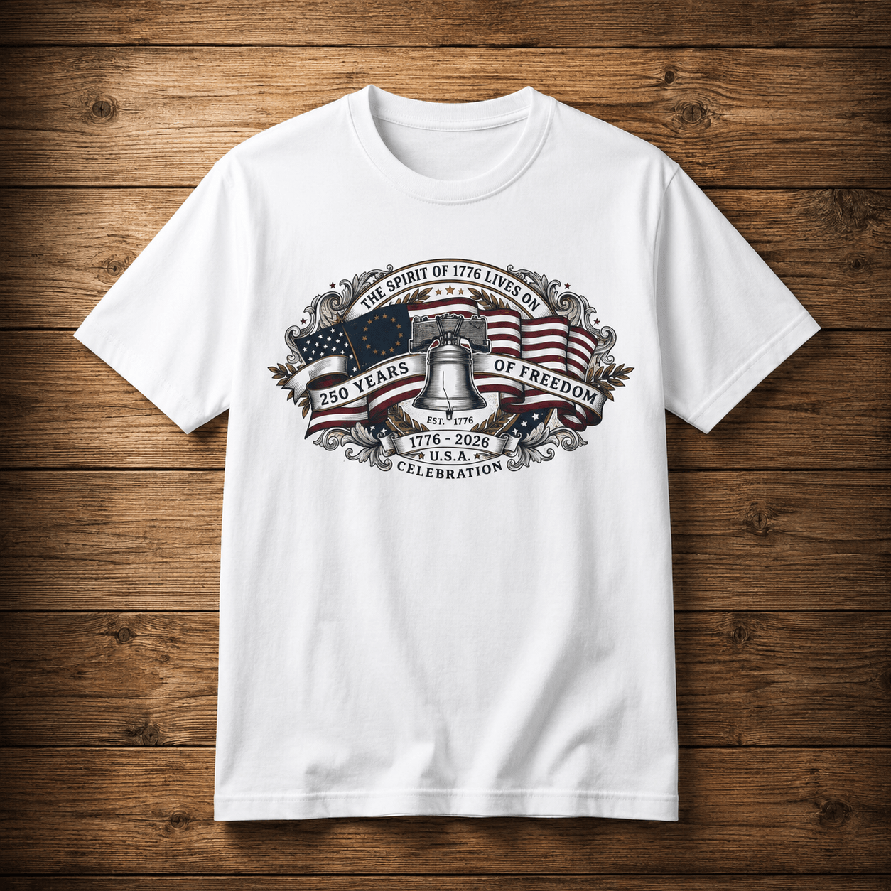 The Spirit of 76' Lives On Premium T-Shirt | Liberty Bell Edition